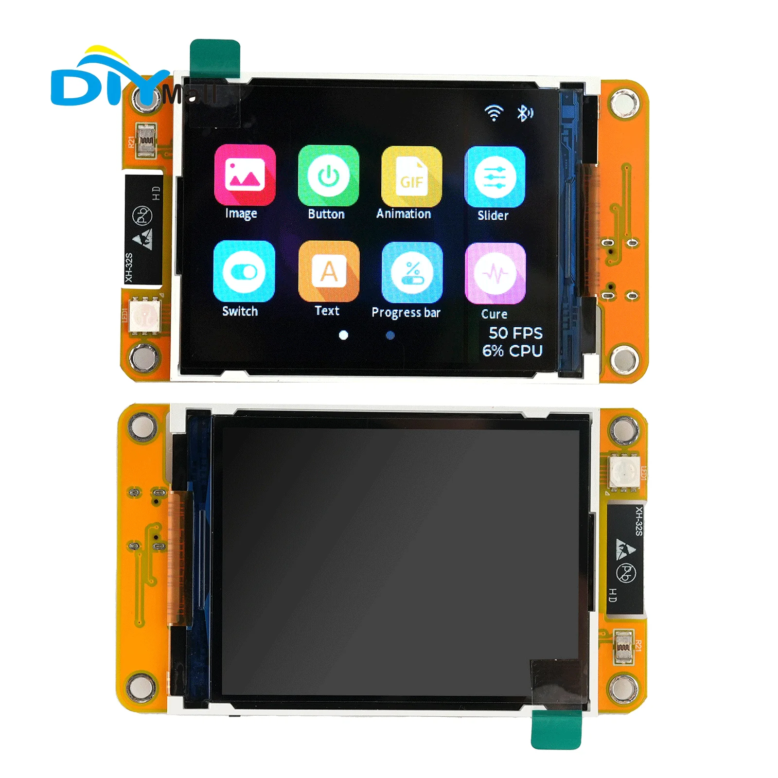 JC2432W328 Series ESP32 2.8-Inch IPS TFT Display Module with ST7789 Driver and Resistive/Capacitive Touch Screen