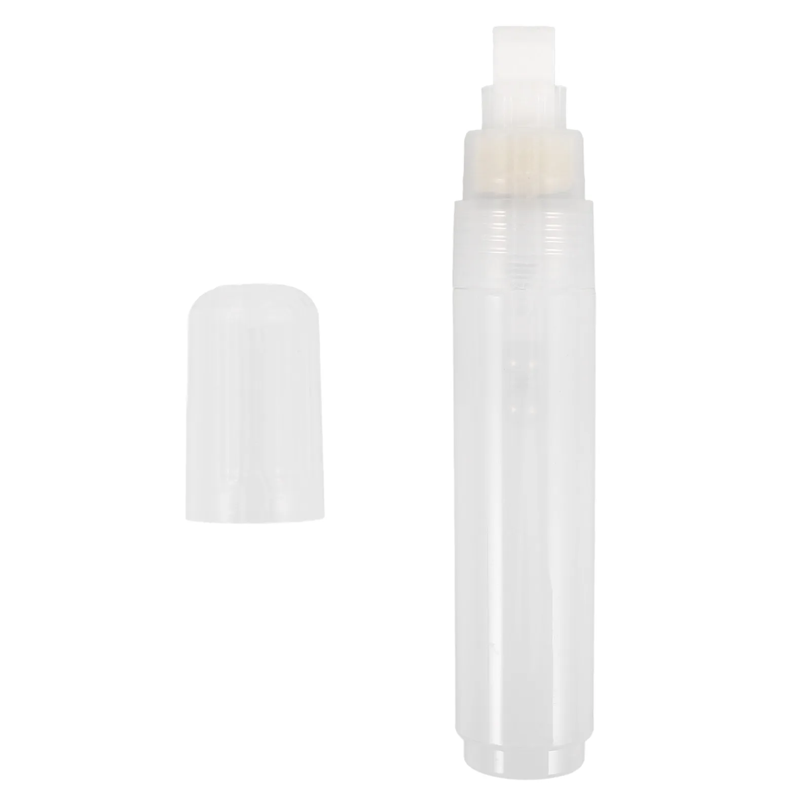 White Empty Acrylic Markers Flat Head Fillable Paint Pens for Art Painting Drawing Rock Wood Ceramic Surfaces 10Mm