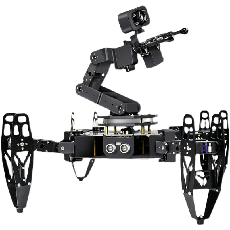 Raspberry skin multi-legged transport robot quadruped bionic spider ai vision intelligent transport programming learning kit