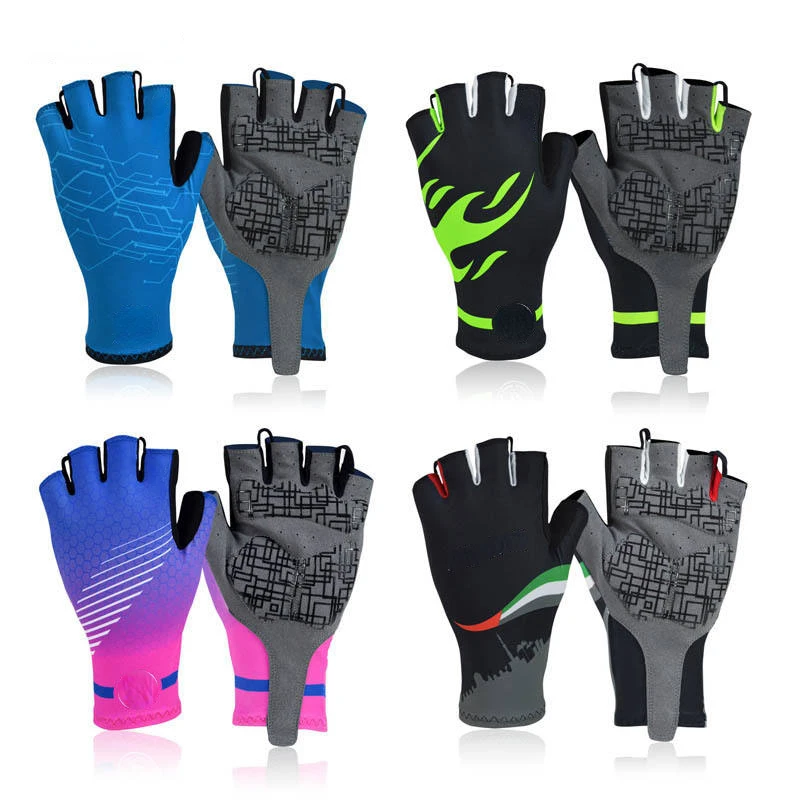 Pro cycling gloves, Gel Padded  Shockproof/Breathable  MTB Bicycling Road Half Finger cycling gloves