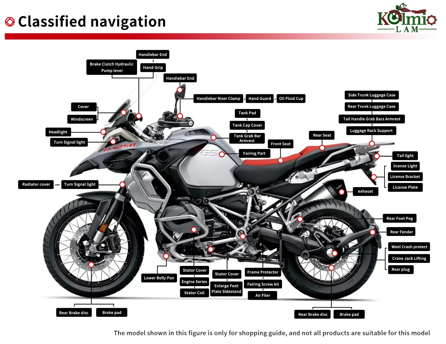 Motorrad-Sitzkissen für Fahrer, hoch oder niedrig, passend für BMW F750GS 2018 - 2023, F850GS 2018-2023 Adventure, Schwarz, Grau, 2019, 2020 – Detail 2