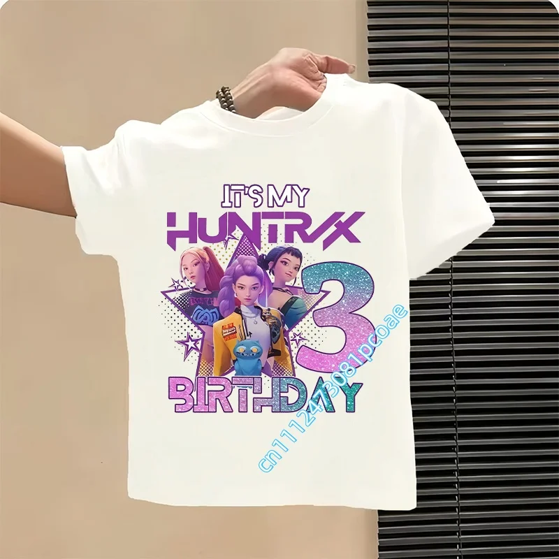 2026 New summer T-shirt, girls' casual top, boys' sports shirt 2-8 years old children's cotton short-sleeved cartoon-printed
