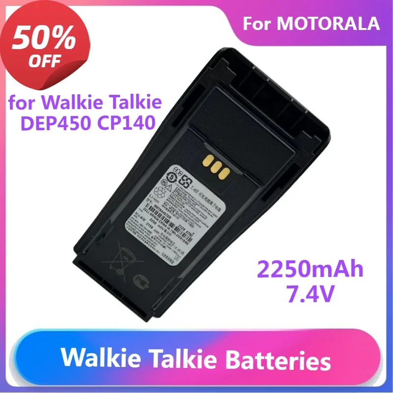 

Walkie Talkie Batteries for Walkie Talkie DEP450 CP140 CP040 CP200 CP380 EP450 CP180 GP3688 2250mAh Batteries