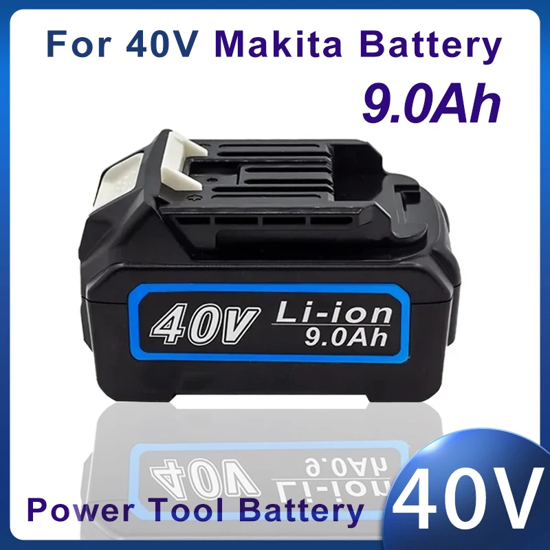 40V 9.0Ah Rechargeable Battery for Makita 40V Power Tool Battery BL4025 BL4040 BL4020 BL4050 BL4060 Electric Drill Screwdriver