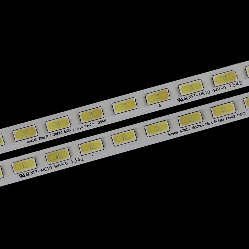 INNOTEK-tira de retroiluminación LED para televisor Lg, accesorio para televisor de 60 pulgadas, 7030PKG, 68EA, Sharp Vizio