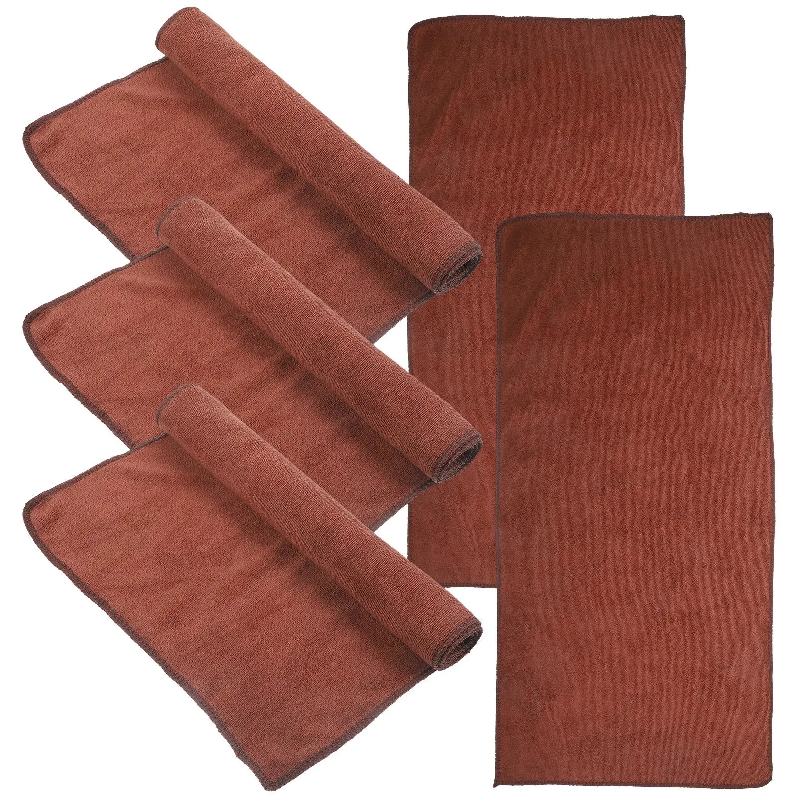 

5 Pcs Pet Blanket Guinea Pig Cage Bedding Small Animal Pad Fiber Reusable Easy Clean Versatile Suitable Size Warm Soft