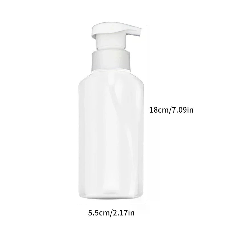 180ml bomba garrafa de espuma espremer sabão moussão dispensador líquido espuma shampoo loção engarrafamento garrafas de espuma vazio shampoo recipiente