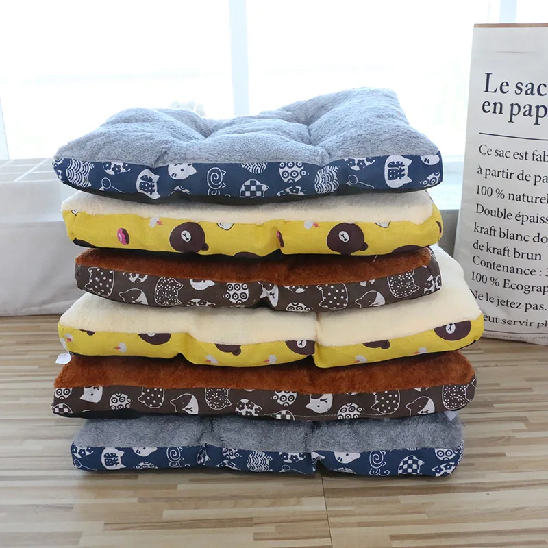 

Thickened pet pad with fleece warmth, dog bed pad, cat mattress integrated anti-slip, thick pad for daily use of dogs and cats