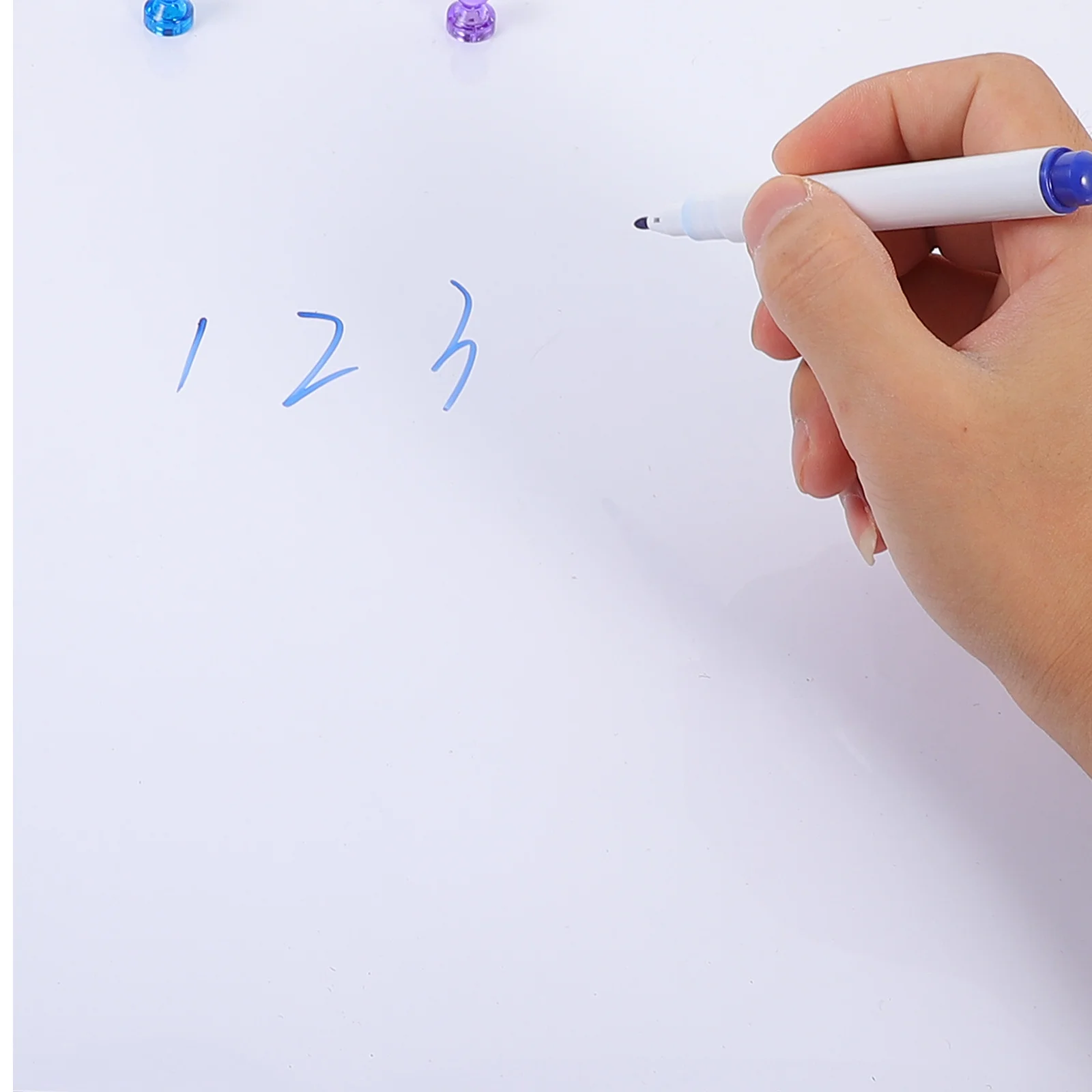 

1Set Magnetic White Board for Fridge Dry Erase Planning Board Reusable Chore Organizer Kitchen Scheduling Tool Home Office