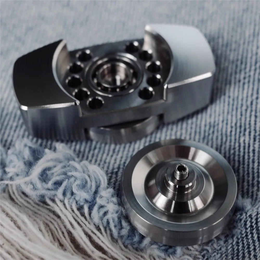 Monoskate EDC Er Pang Fidget Spinner Original Designs Two-Bladed Fidget Spinner Anxiety Relief Gadgets Gyro