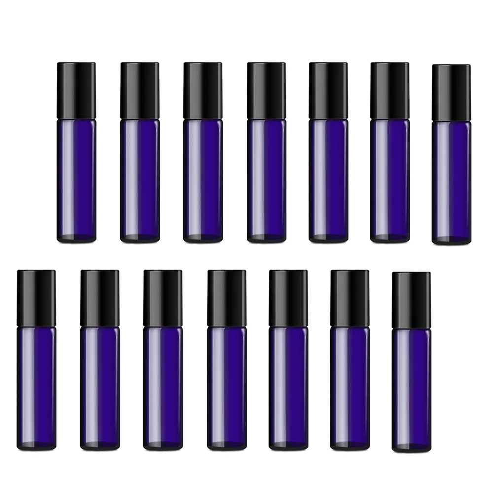 

24 Pcs Subpackaging Bottle Refillable Cosmetics Contianer Essential Oils Portable Roll-on Glass Travel