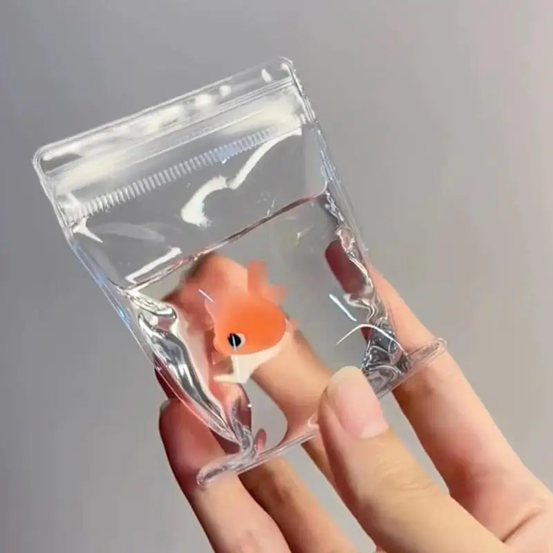 Fisch Tasche Prise Spielzeug Spaß sensorisches Spielzeug weiches beruhigendes Werkzeug transparent Squeeze Spielzeug kreative Gadget für Kinder Erwachsene