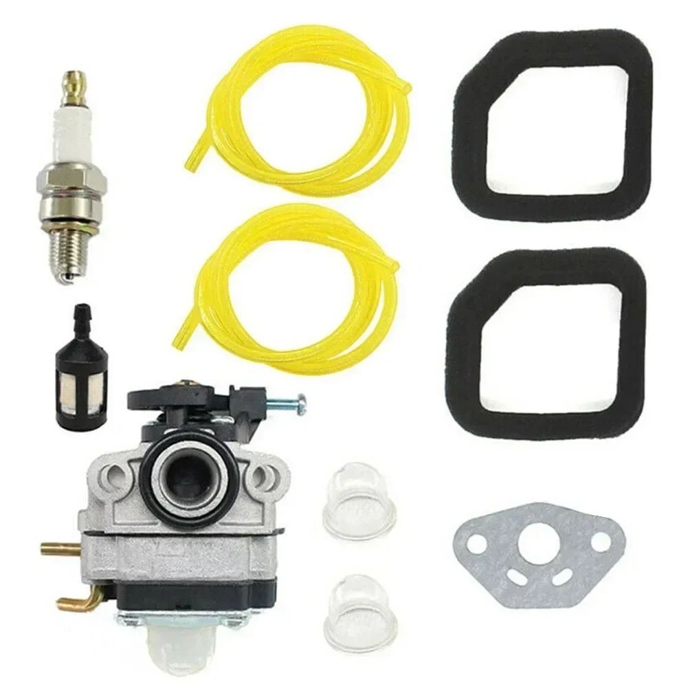 For Homelite Trimmers Brushcutters Carburetor Carburetor Set Garden Outdoor Yard Spark Plug 11 Pcs Air Filter Fuel Filter Gasket