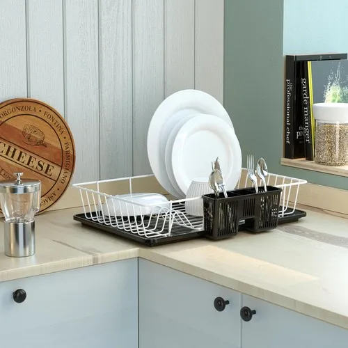 Teknotel Single Layer Dish Rack Plate-rack White KB003