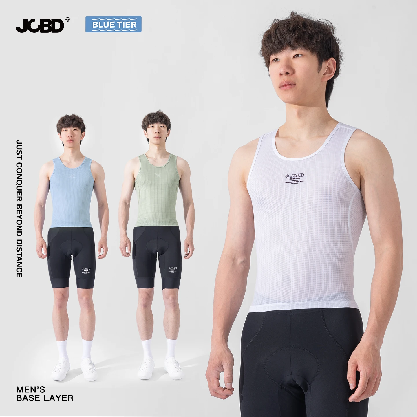 

JCBD Men Cycling Base Layer Summer Bicycle Underwear MTB Road Bike Tops Sport Undershirt Vest Breathable Quick Dry Elastic
