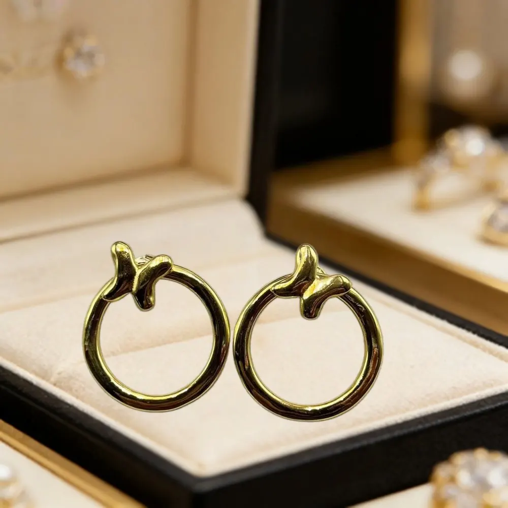 

2026 Spain Creative Design Gold Silver Butterfly Ring Detachable Earrings Jewelry Accessories Charm Gift