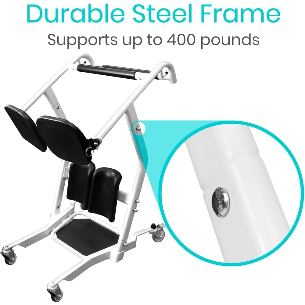Sit to Stand Patient Lift for Handicapped - Stand Assist Lift Aid for Home Care Use - Elderly Lift Assist Transfer