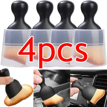 แปรงทําความสะอาดภายในรถยนต์ Auto Center คอนโซล Air Outlet ทําความสะอาดแปรงนุ่มพร้อมเปลือกรอยแยกฝุ่นกําจัดรายละเอียดแปรง