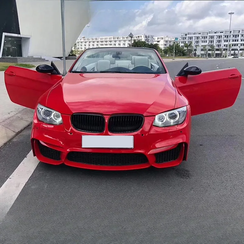 Suitable for  05-12 BMW E92 Modified M4 Body Kit 3 Series Two-Door E93 Convertible M3 Front Bumper Rear Bumper Kit Tail Diffuse