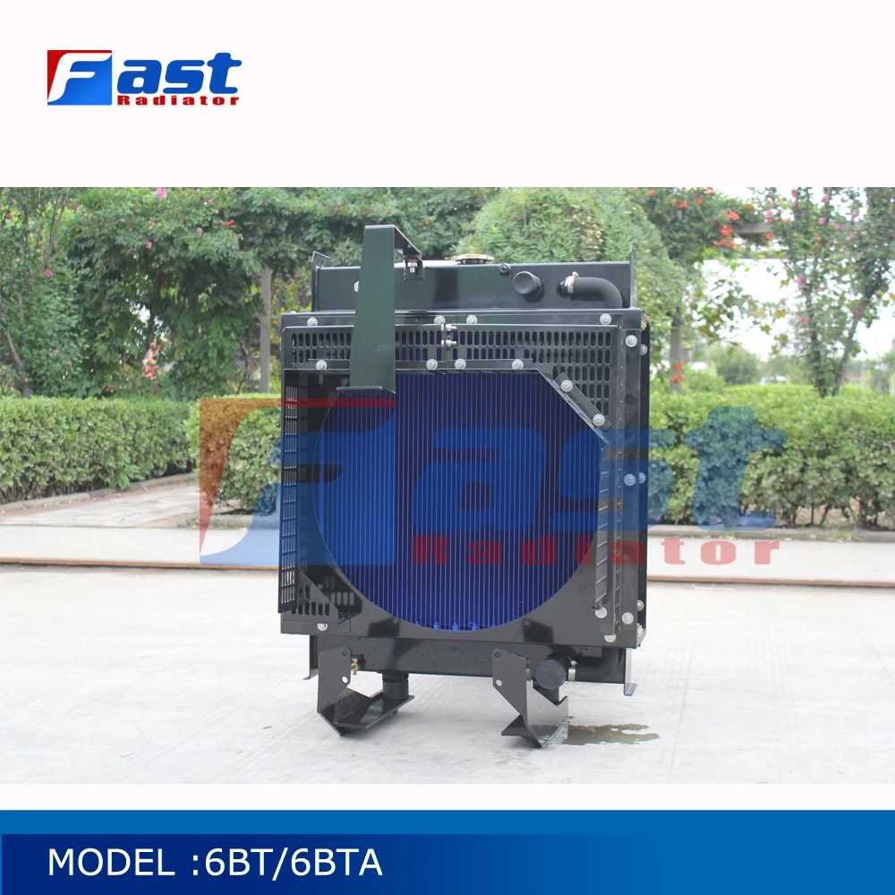 CCEC New Steel Copper/Aluminum Core Radiator for 6BTA  Engine Machinery Parts for 6HH1 & FL912 Models