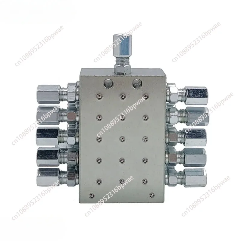 كتلة توزيع الشحوم التقدمية JPQ لنظام التشحيم التقدمي صمام تقسيم تزييت الشحوم