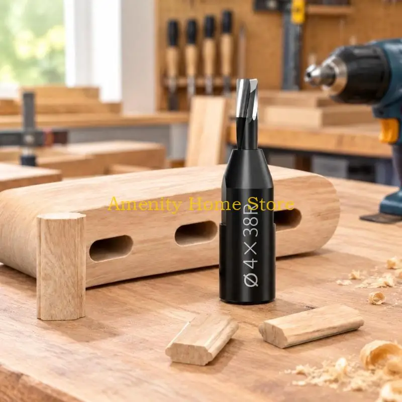 F26C Mortising Bit with Fluted Tip for Furniture Assembly Projects
