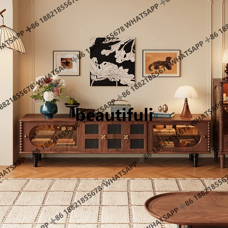 

X шкаф для телевизора из массива дерева, шкафчик для хранения, встроенный дом в гостиной, новая модель