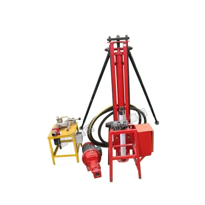 Small Portable Air Compressor DTH Air Hammer Water Well Drilling Rig