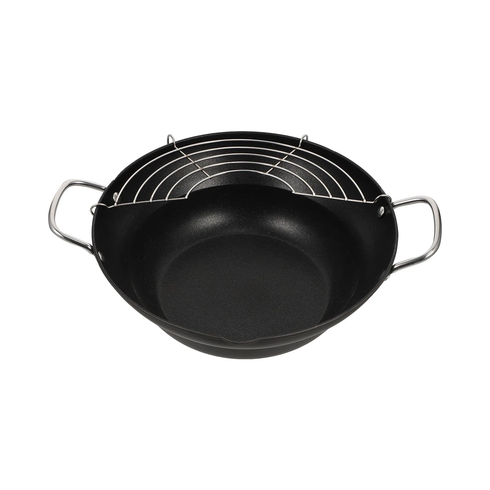 

Japanese Tempura Fryer Cooking Nonstick Small Mini Home Deep Pot Induction Cooker