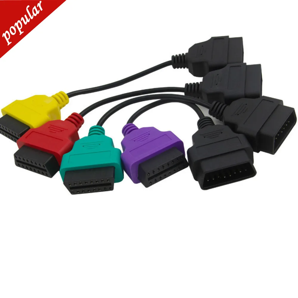 

4pcs/lot High Quality For Fiatecuscan Obd2 Connector Diagnostic Cable For Fiat Ecu Scan Multiecuscan Cable For Fiat For Lancia