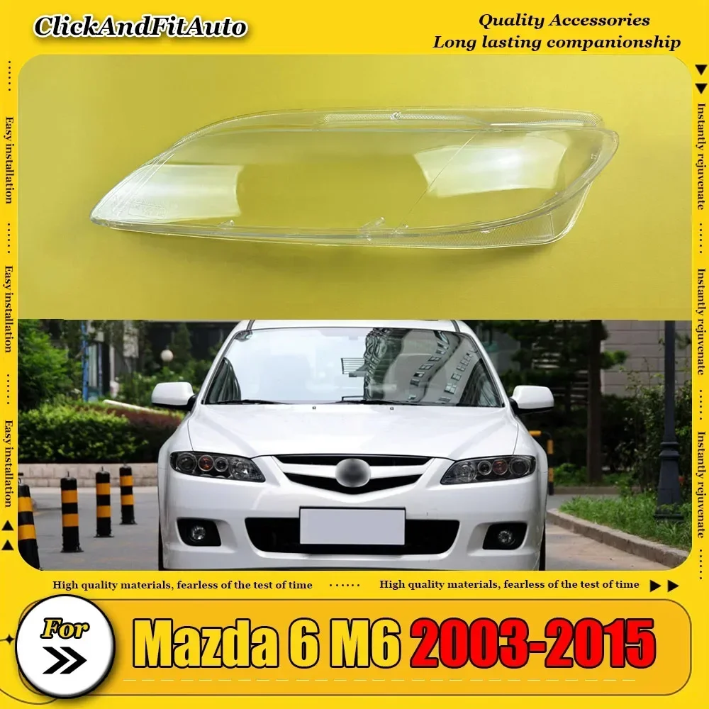 

Для Mazda 6 M6 2003 ~ 2015 крышка передней фары абажур корпус фары линза заменить оригинальный абажур из плексигласа