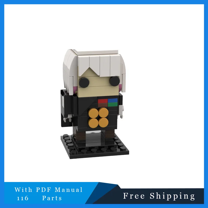 

116-детали, хит продаж, знаменитые киноигры MOC Brickheadz, модульная модель, строительные блоки, развивающие игрушки, подарки на день рождения, Рождество