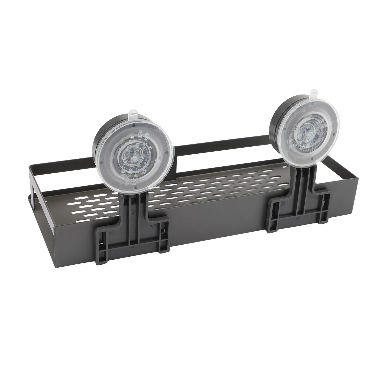 Shower Shelf with Aluminum Suction Cups Enhanced Hold Up to 30 Pounds Bathroom Organizer with Towel Bar and Hooks