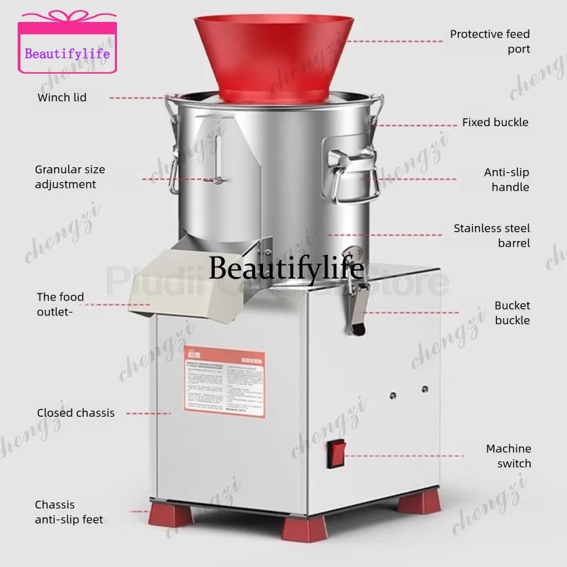a55 800W/1000W Electric Vegetable Cutter 750-1500RPM Commercial Electric Chopper Slicer For Cutting Kitchenaid Machine For Kitc