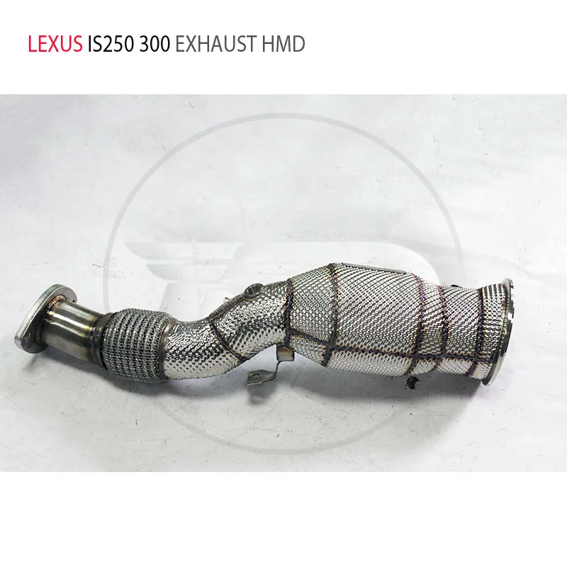 

HMD Exhaust System Downpipe for Lexus IS250 IS300 Catalytic Converter Euro Header Catless Manifold