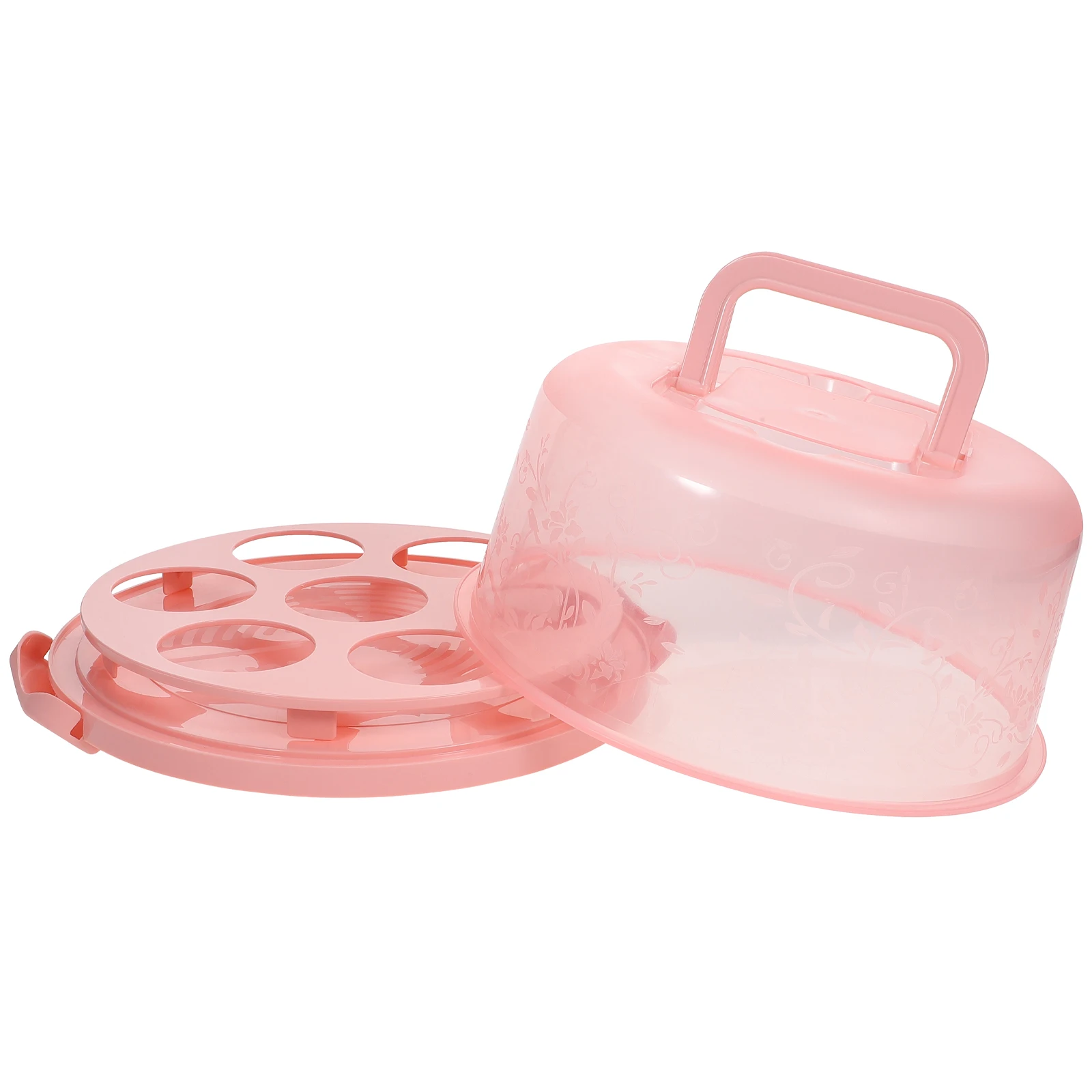 

Egg Tart Cupcake Packaging Boxes Portable Carriers Round Dessert Containers Hygienic Safe Reusable Food Preservation Kitchen