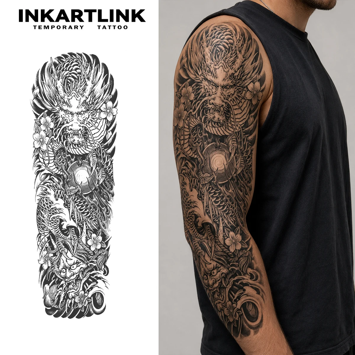 tatuagem-temporaria-inkartlink-1pc-dragao-oriental-de-manga-completa-para-braco-–-A-prova-d'agua-dura-~15-dias-essencial-para-festas