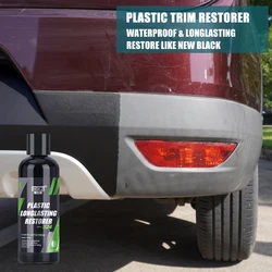 HGKJ  S24 Plastic Longlasting Restorer Back To Black Gloss Car Cleaning Products Auto Polish And Repair Coating Renovator