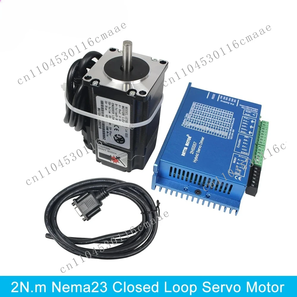 2N.m Nema23 Closed Loop Servo Stepper Motor CNC Controller Kit 76mm HSS57 Hybrid Driver