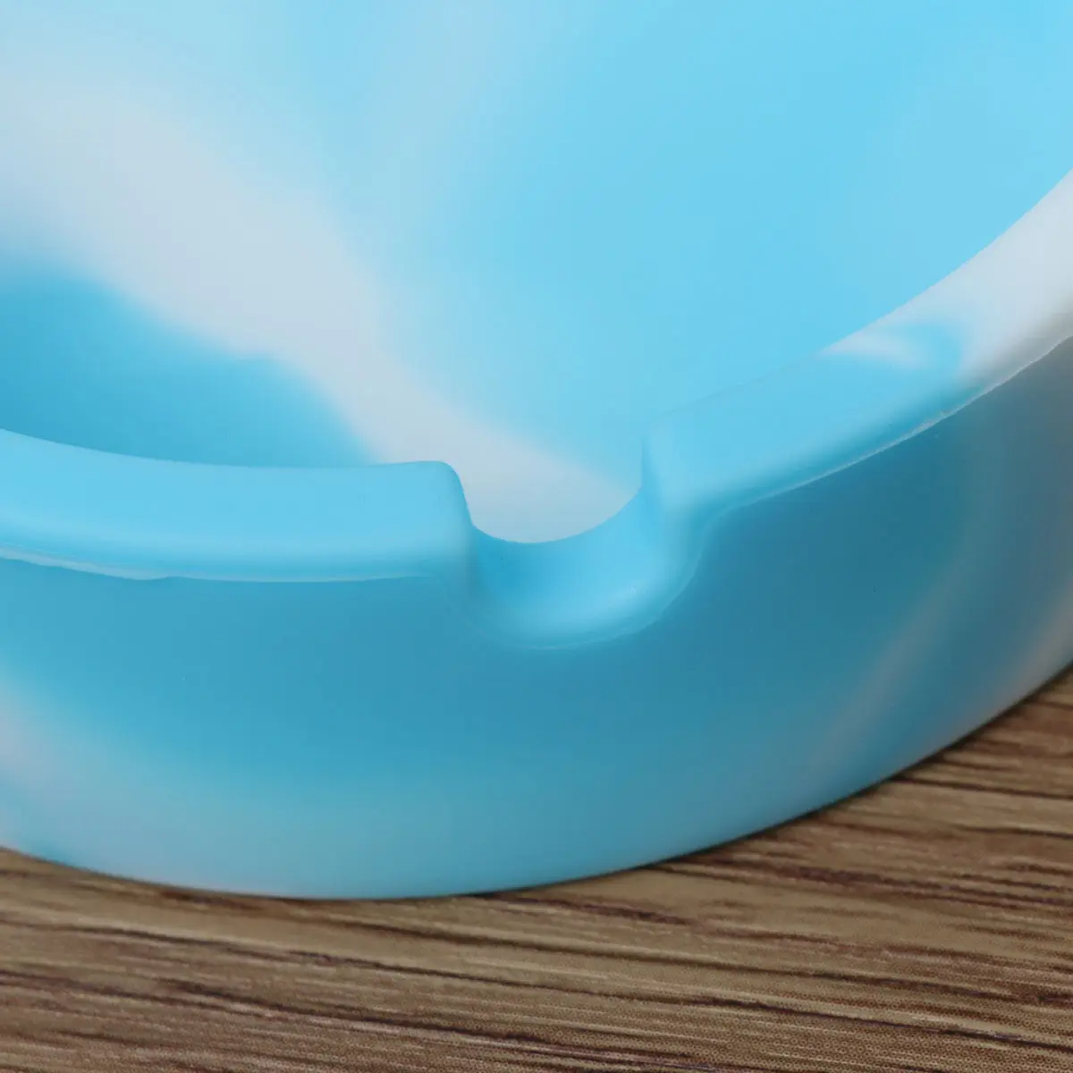 Ashtray Camouflage Silicone Holder Cigar Accessory Unbreakable Rest Portable Round