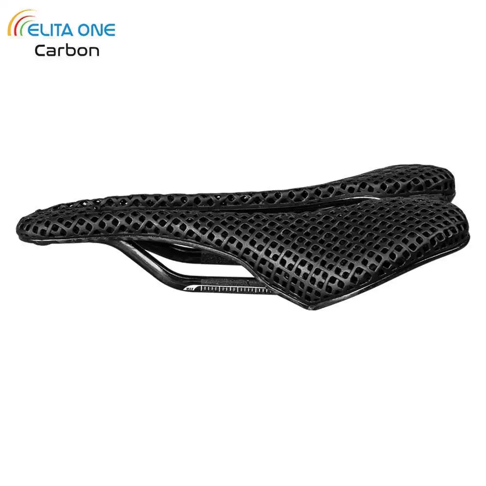 

Elitaone Carbon 3D печатное велосипедное седло 245 мм * 145 мм 160 г 7*9 мм карбоновое велосипедное сиденье с 3D принтом MTB гравийное дорожное седло Запчасти для велосипеда