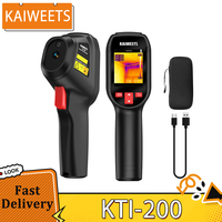 KAIWEETS KTI-200 Thermal Imaging Camera, 240x240 IR Resolution, -4°F to 1022°F Range, 25Hz Refresh Rate, 15 Color Palettes, IP54