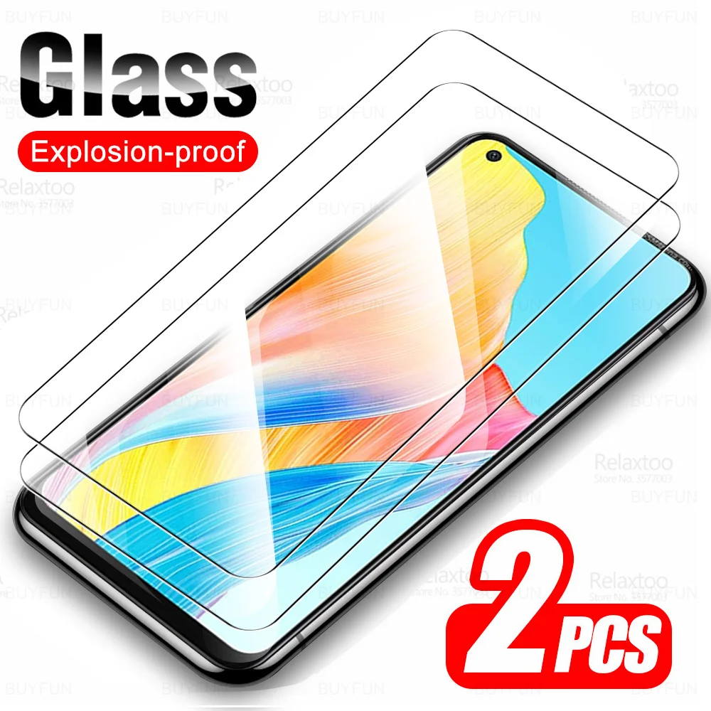 For Oppo A78 4G Glass 2Pcs Tempered Glass Orro Appo A58 A58x A98 5G OppoA78 OppoA98 A 78 98 58 78A CPH2565 Screen Protector Film