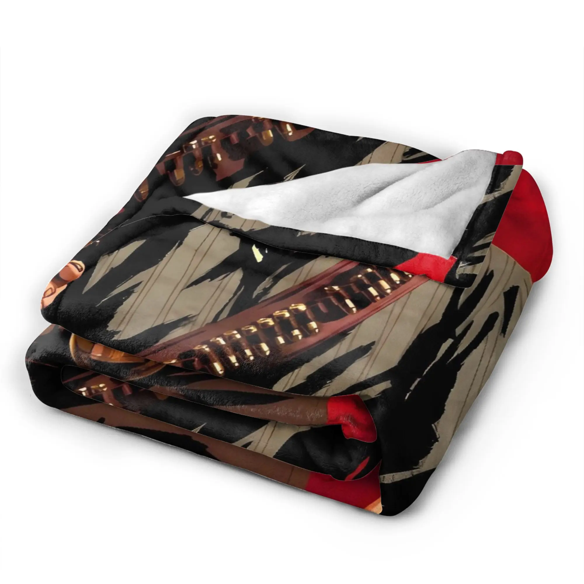 آرثر مورغان RDR 2 بطانية السفر الفانيلا الفراش يلقي للخارجية سوبر لينة مخصصة جودة المفرش هدية عيد ميلاد #5