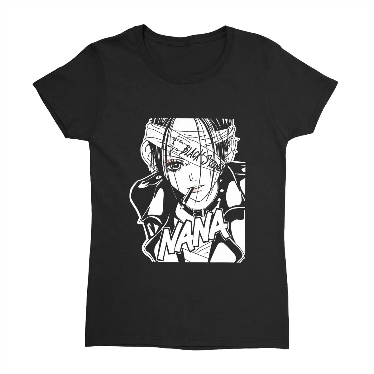 

Oversized T Shirt Nana Osaki Casual T-Shirts Fashion Tee Shirt for Women Hot Sale Summer Y2K Funny Printed Tees