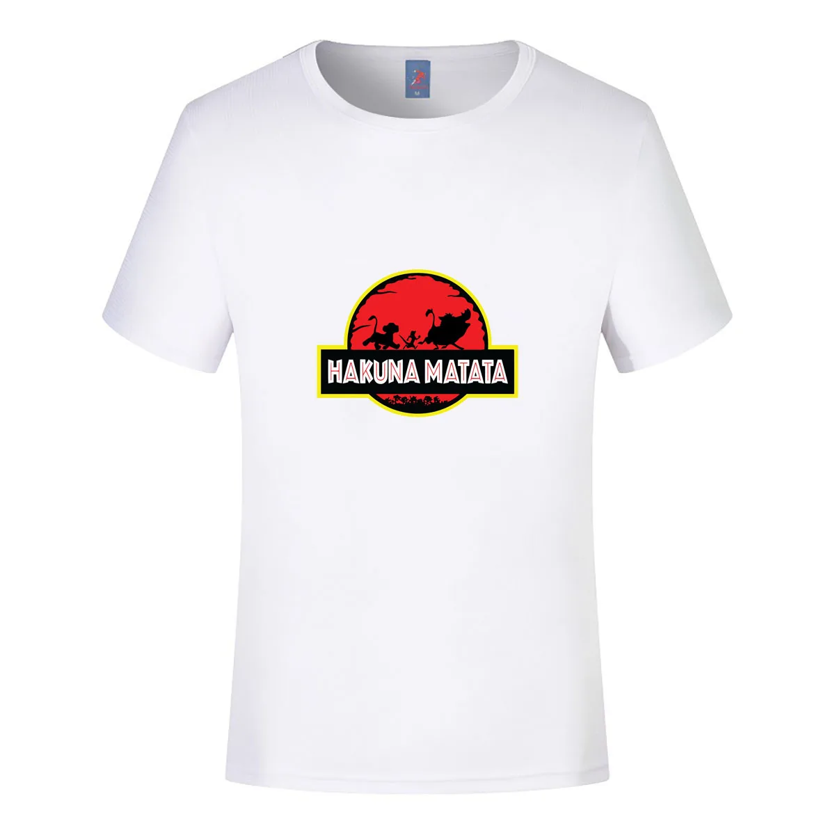 Hakuna Matata Printed T-shirt Lion Wild Boar Men Women Summer Fashion Printed Clothing Casual Streetwear Cotton Tops