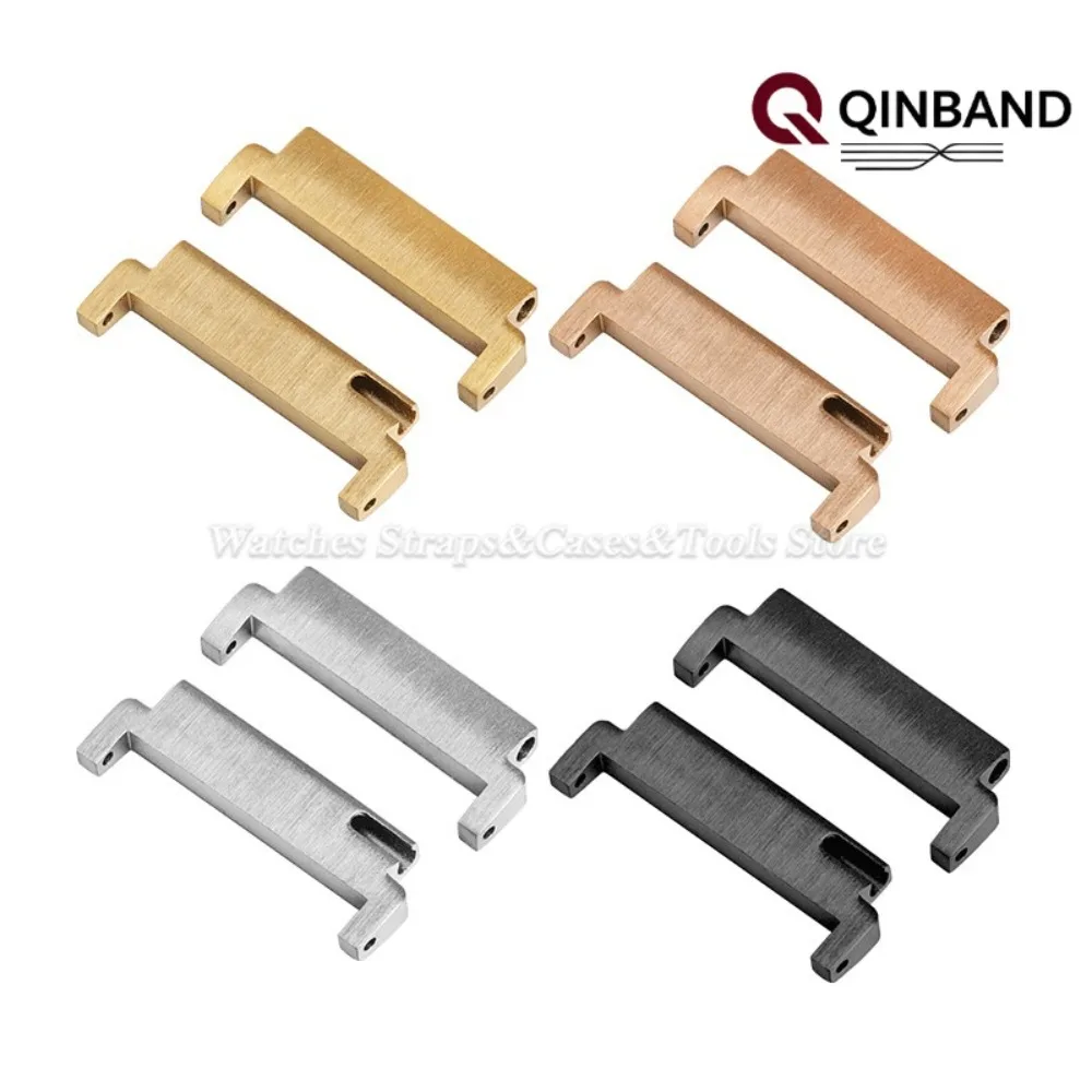 1 Paar Metalladapter für Armbänder, 18 mm auf 20/22 mm, 20 mm auf 18/20/22 mm, 22 mm auf 18/22/22 mm, Schnellverschluss-Stifte, Anschlüsse, Uhrenzubehör – Detail 7