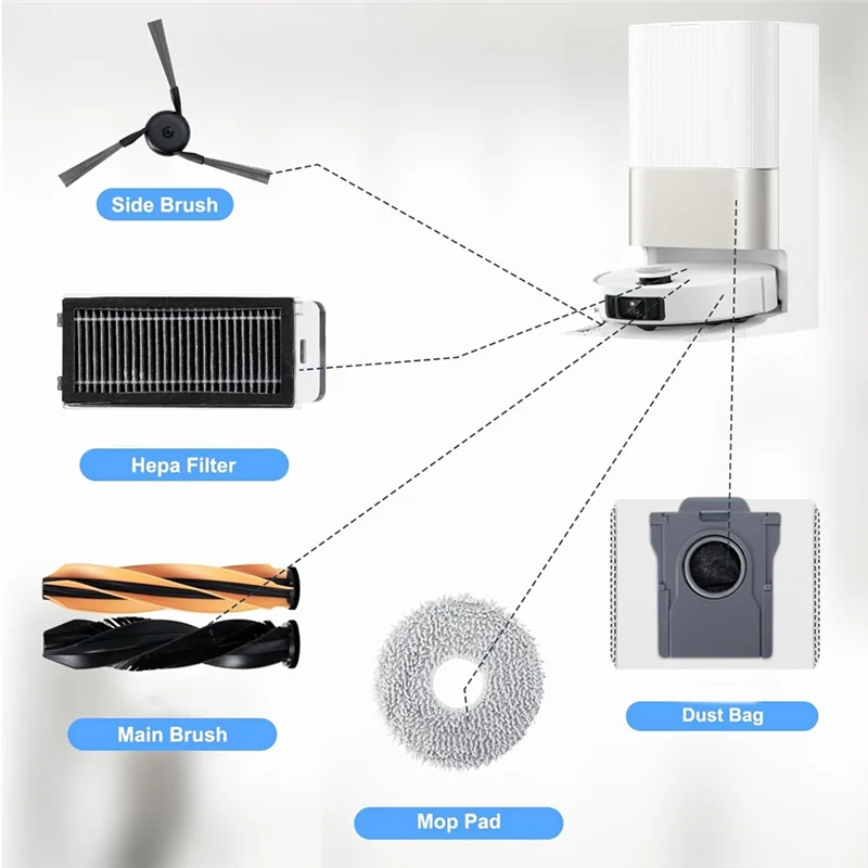 A21F-For Dreame X50 Ultra Complete/L50 Pro Ultra/X50 Master Vacuum Cleaner Replacement Parts
