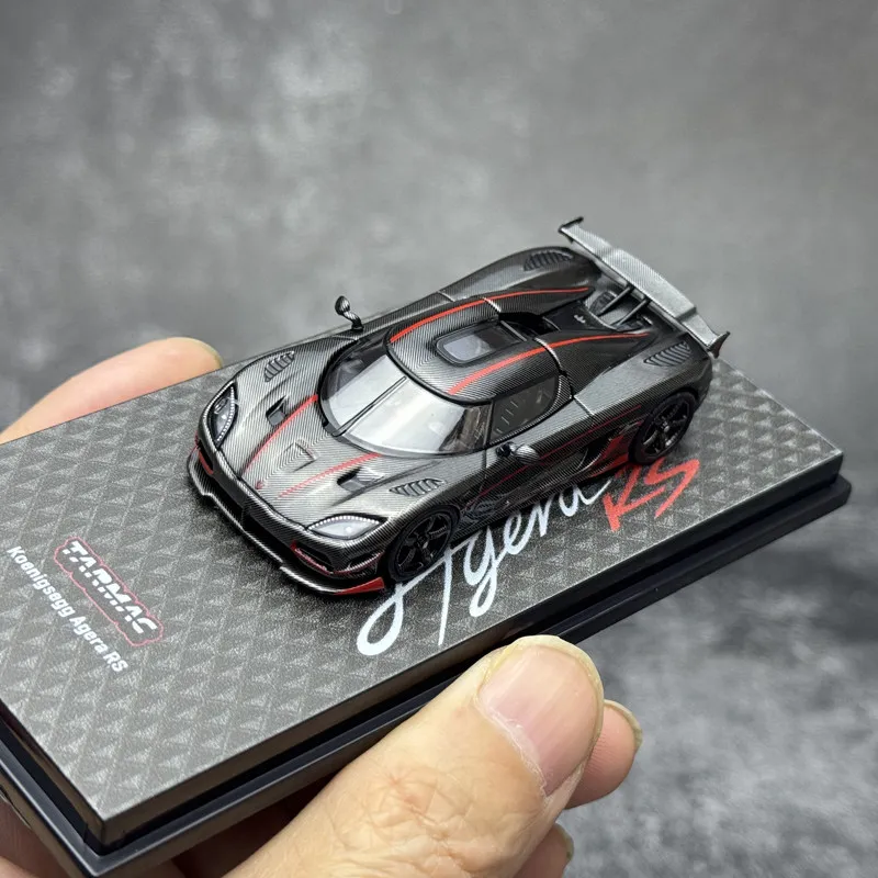 In stock:1:64 black and red Agera RS alloy die-cast miniature simulation car model creative decorative item, festival gift