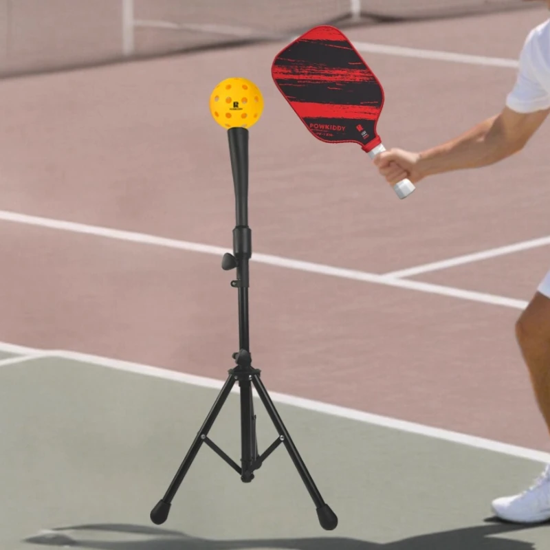 

Portable Pickleball Hitting Training Stand Adjustable Pickleball Training Base Practice Pickleballs Trainer Iron Sport Equipment